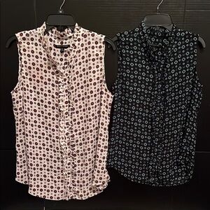 2 Banana Republic Chic Blouses for $15